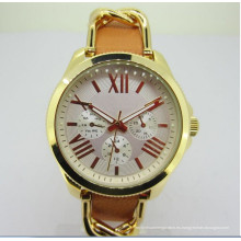 Muestra gratis de bling del reloj del color del reloj de la fábrica de China para la señora de la aleación